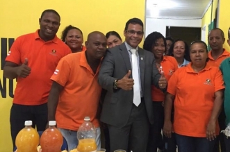 Sandro Moreira e equipe, na época como coordenador da 25• Ciretran